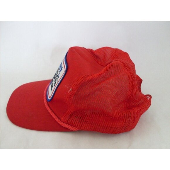 Vintage Benchmark General Products Company Air Jet Embroidered Mesh Snapback Hat - Picture 4 of 7